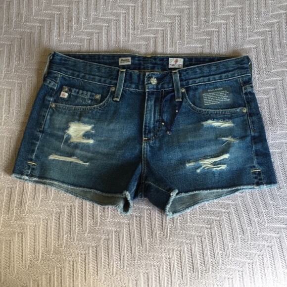AG Goldschmied Bonnie cut off jean shorts size 27 NWT - Picture 1 of 11